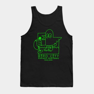 Logo #2 in Neon Green Tank Top